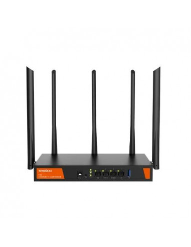 Router Tenda W30E-AX3000 Dual Band Wi-Fi 6-RAM 256MB, frequenza 2.4GHz/5GHz