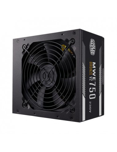 COOLER MASTER MWE 750 BRONZE 230V V2 ALIMENTATORE PER COMPUTER 750W 24-PIN ATX ATX NERO