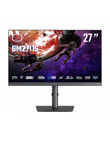 COOLER MASTER MONITOR 27 LED IPS 16:9 QHD 0,5 MS 180HZ, PIVOT, DP/HDMI, MULTIMEDIALE, GM2711S