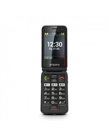 Emporia JOY_LTE 7,11 cm (2.8") 115 g Nero Telefono per anziani