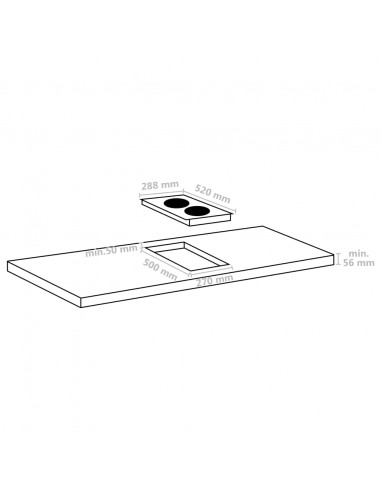 Piano Cottura Induzione Flexizone 2 Zone Controlli Touch 3500W