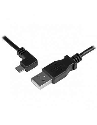 StarTech.com Cavo Micro-USB da Ricarica e Sincronizzazione angolato sinistra da 0,5m