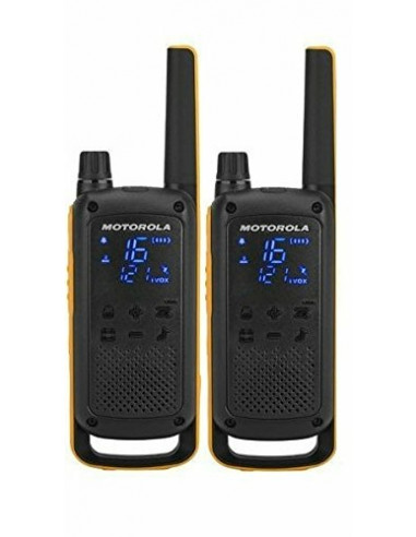 Motorola Talkabout T82 Extreme Twin Pack ricetrasmittente 16 canali Nero, Arancione